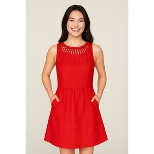 Anthropologie Maeve Red Dress -Size 2